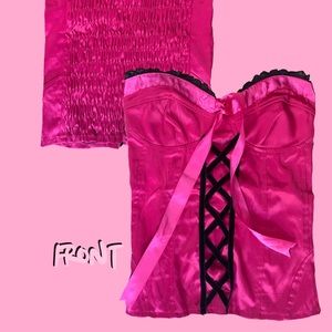 Hot pink corset style shirt 💕